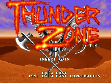 Thunder Zone (World) screen shot title